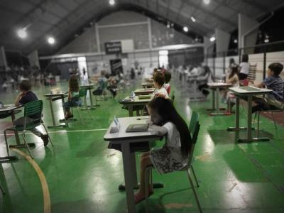 Noite de AutÃ³grafos dos alunos do Jardim 2 da Escola AluÃ­sio Maier foi um verdadeiro sucesso